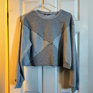 Gray Women's crop Top